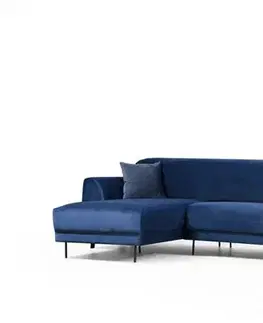Pohovky a gauče Rohová rozkladacia pohovka Image Corner Left ( Chl-3R ) - Navy Blue