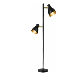 Lampy  LED stojacia lampa 1xE27/7W/230V 2700K čierna 8590828036173