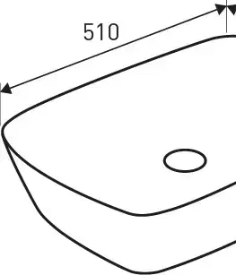 Sanitárna keramika KERRA - Umývadlo vstavané KR-640 5907548112293