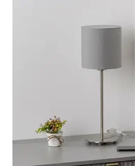 Lampy BRILAGI - LED stolná lampa NUBILA 1xE27/60W/230V svetlosivá EG32512+BG2454
