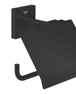 Svietidlá GROHE 411022430 - Držiak toaletného papiera START CUBE čierny 411022430