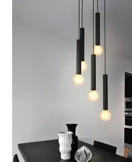 Svietidlá Eglo 98058 - Luster na lanku CORTENOVA 5xE27/60W/230V 98058