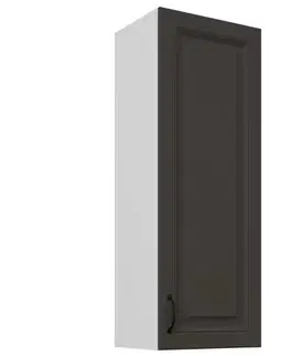 Kuchynské skrinky visiace Skrinka do kuchyne Stilo grafit matná/biely 40G-108 1F