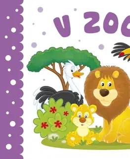 Leporelá, krabičky, puzzle knihy V zoo - Harmonikové leporelo - Kolektív autorov
