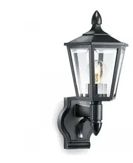 Svietidlá Steinel 069179 - Vonkajšie nástenné svietidlo L 15 1xE27/60W/230V IP44 čierna 069179
