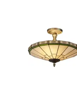 Svietidlá Searchlight 4417-17 - Tiffany prisadený luster NEW YORK 2xE14/40W/230V 4417-17