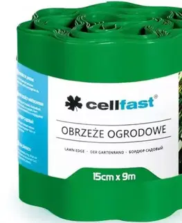 Záhradné lemovania Záhradný obrubník zelené 15cmx9m 30-002