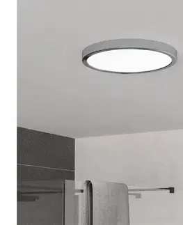 Svietidlá Eglo 901764 - LED kúpeľňové stropné svietidlo FUEVA LED/14,2W/230V pr.27,8cm IP44 chróm 901764