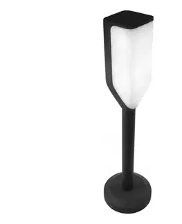 Záhradné lampy  LED vonkajšie svietidlo SAVEN LED/6W/230V 50 cm IP54 čierne SKU5978