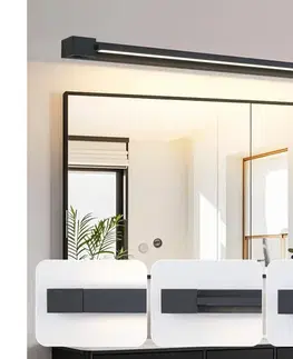 Svietidlá BRILAGI - LED osvetlenie kúpeľňového zrkadla AQUA LINE LED/28W/230V 100 cm IP44 čierne BRI929