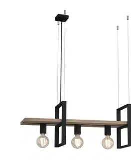 Svietidlá  Luster na lanku SHELF 4xE27/60W/230V 424