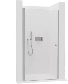 Sprchovacie kúty CERANO - Sprchové krídlové dvere Antelo L/P - 6 mm - chróm, transparentné sklo - 75x190 CER-481732