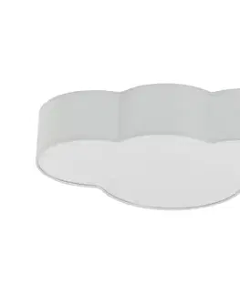 Svietidlá BRILAGI - Detské stropné svietidlo NIMBUS 4xE27/15W/230V 46x63 cm sivé 11227