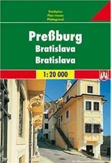 Slovensko a Česká republika Mapa Bratislava 1:20 000