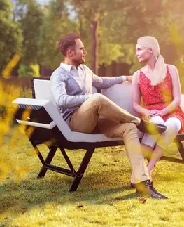 Záhradný nábytok umelý ratan Záhradná pohovka polohovacia D9599 Dekorhome