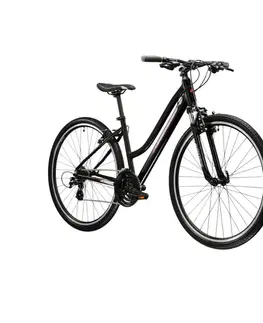Bicykle Kross Evado 2.0 čierna / ružová / lesk - L (19", 168-180 cm)