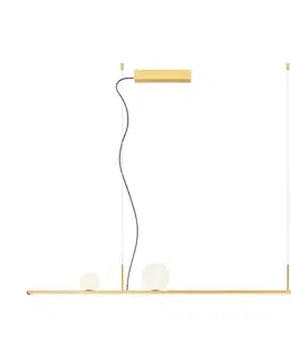Svietidlá Redo 01-4301 - LED stmievateľný luster na lankách DUNE LED/48W/230V zlatý 01-4301