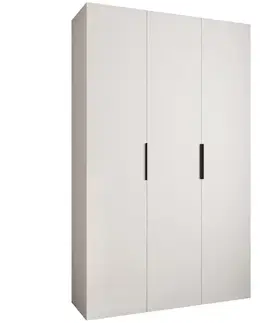 Šatníkové skrine Skriňa Como 4-150 (50) biela/čierna