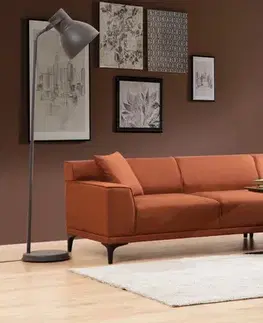 Sedacie súpravy Rohová sedacia súprava / Rohová pohovka Petra R Corner - Orange