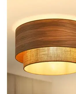 Svietidlá BRILAGI - Stropné svietidlo MONTANA BOHO 1xE27/15W/230V pr. 45 cm hnedá 608428
