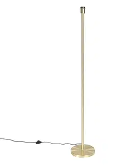 Stojace lampy Klasická stojaca lampa mosadz bez tienidla - Simplo