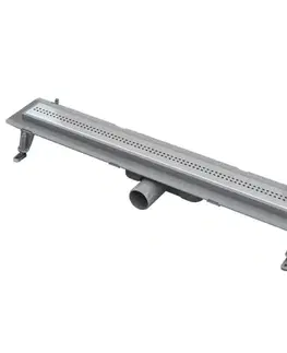 Sprchové kúty Odvodnenie líniové Cubik ABS+Inox 600