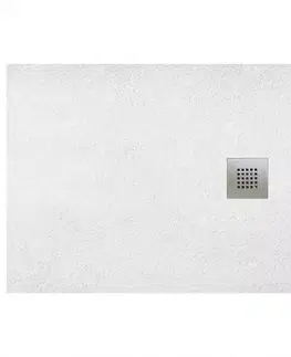 Sprchové vaničky Rohová Vanička Opal 120/70/2.6 biela