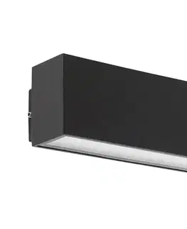 Svietidlá Rabalux 77075 - LED Vonkajšie nástenné svietidlo MATARO LED/10W/230V IP54 čierna 77075