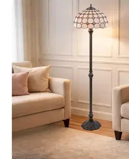 Lampy BRILAGI - Tiffany vitrážová stojacia lampa DORAN 2xE27/60W/230V 63002