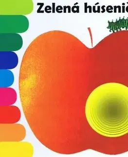 Leporelá, krabičky, puzzle knihy Zelená húsenička