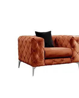Kreslá Kreslo ušiak Como - Orange
