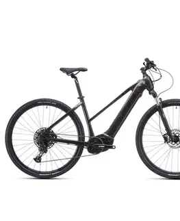 Elektrobicykle Krosový elektrobicykel Crussis ONE-Cross Low 9.11 715Wh 28" - model 2026 18" (165-180 cm)