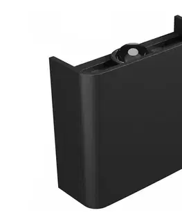Svietidlá  LED Vonkajšie nástenné svietidlo LUNARIX LED/2W/230V 3000-6000K CRI 90 IP54 čierna 007015