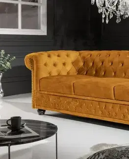 Pohovky a gauče Chesterfield pohovka 3-miestna MIDAS Dekorhome