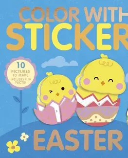 Nalepovačky, vystrihovačky, skladačky Color With Stickers: Easter - Mary Butler