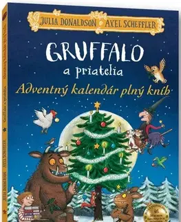 Rozprávky Gruffalo a priatelia: Adventný kalendár plný kníh - Julia Donaldson,Axel Scheffler