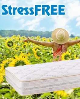 Matrace Matrac StressFree z pamäťovej peny DreamBed - 90x200cm Tiahome