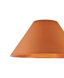 Lampy  Náhradné tienidlo k stolnej lampe E14 21x11 cm oranžová 5907687449953