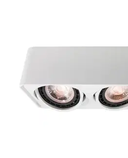 Svietidlá Azzardo  - Bodové svietidlo PAOLA 2xGU10-ES111/16W/230V biela 