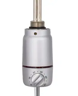 Radiátory do kúpeľne OLSEN SPA - Vykurovacia tyč s termostatom - Farba vykurovacie tyče - Chróm - matný, Výkon vykurovacie tyče - 1200 W RADPST462