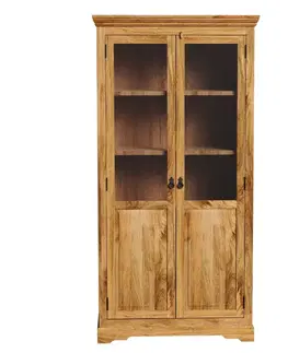 Príborníky Vitrína Guru 100x200x45 z mangového dreva