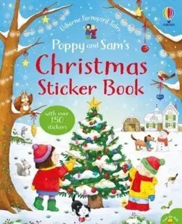 Nalepovačky, vystrihovačky, skladačky Poppy and Sam's Christmas Sticker Book - Kate Nolan,Lizzie Walkley