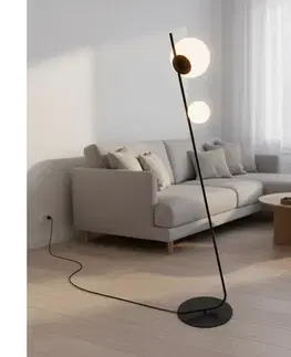 Lampy EMIBIG Stojacia lampa TATU 2xG9/8W/230V čierna 1504/LP2