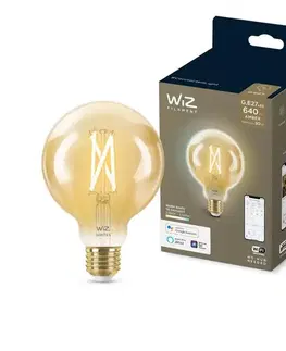 LED osvetlenie LED Stmievateľná žiarovka VINTAGE G95 E27/6,7W/230V 2000-5000K CRI 90 Wi-Fi - WiZ 8718699786793