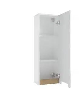 Kúpeľňový nábytok Kúpeľňová skrinka Naturel Stilla 30x90x22 cm biela STILLAC03002 STILLAC03002