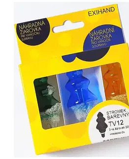 Žiarovky  SADA 3 x Náhradná žiarovka TREE E10/20V/0,1A farebná 164100.B