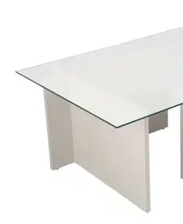 Konferenčné stolíky Konferenčný stolík Vetrino - Wooden White