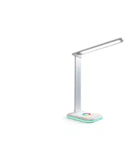 Lampy  LED RGBW Stmievateľná stolná lampa NOBLITE LED/7W/5V 3000/4000/6500K biela 004024