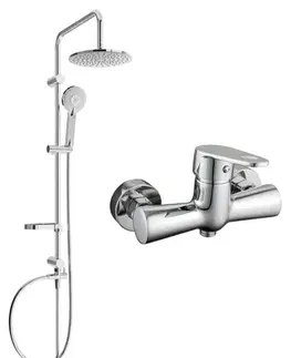 Sprchy a sprchové panely MEXEN/S - Carl sprchová súprava s batériou Kama, chróm 72540240-00