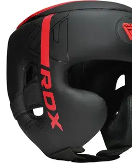 Bojové športy RDX Boxerská Helma F6 Kara Red  LL